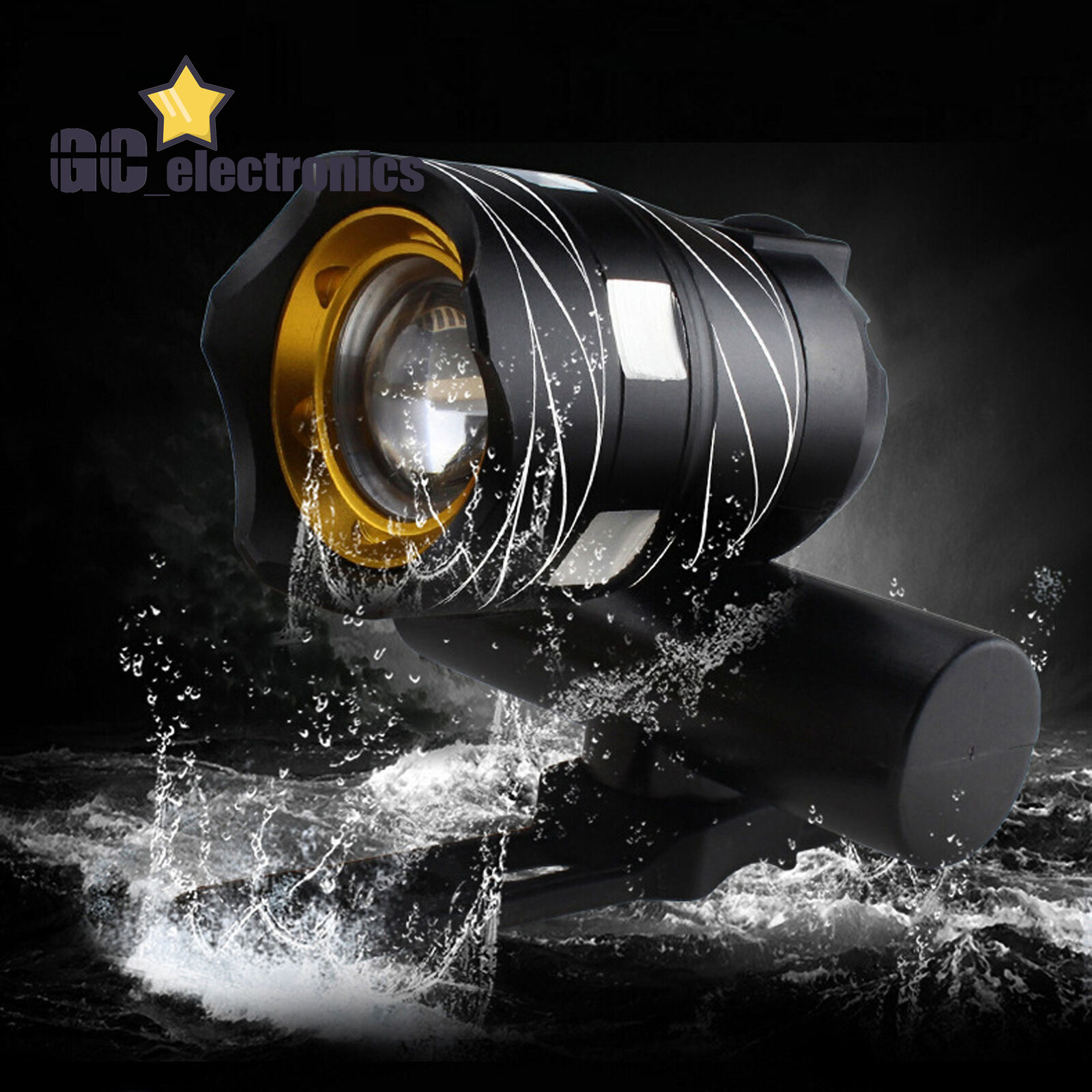 USB chargeable LED Bicycle Headlight Bike Head Light Front Lamp Cycling+HornA3GS - Fresh Stock Dated February 2026