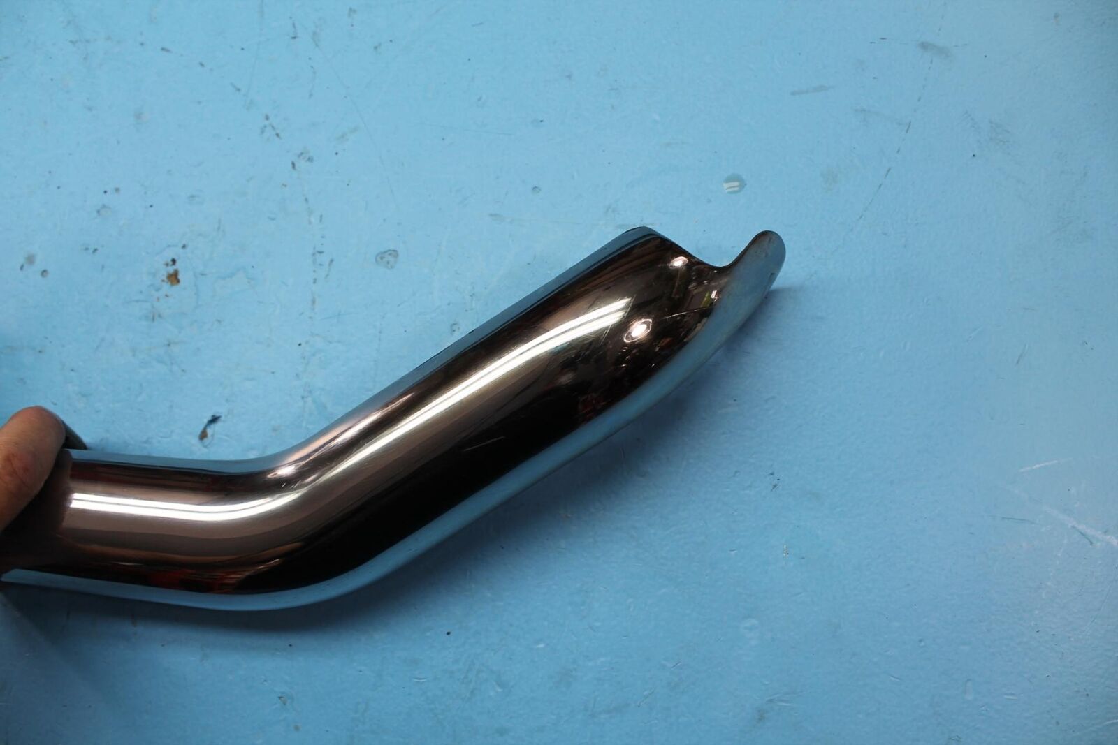 1351 12 HARLEY-DAVIDSON SPORTSTER CHROME FRONT EXHAUST COVER HEAT SHIELD - Fresh Stock Dated February 2026