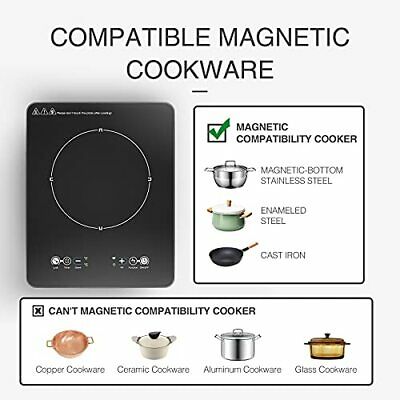 Portable Induction Cooktop, 2200W Electric Induction Countertop Burner with - Fresh Stock Dated December 2025