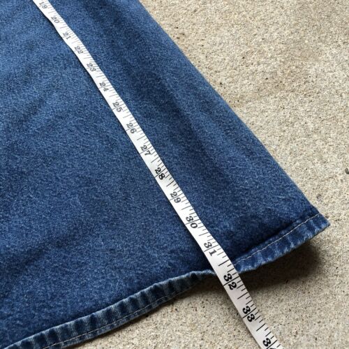 Vintage 90's Blue Button Front High-Waisted Denim Jean Midi Skirt ~Dungarees M10 - Fresh Stock Dated February 2026