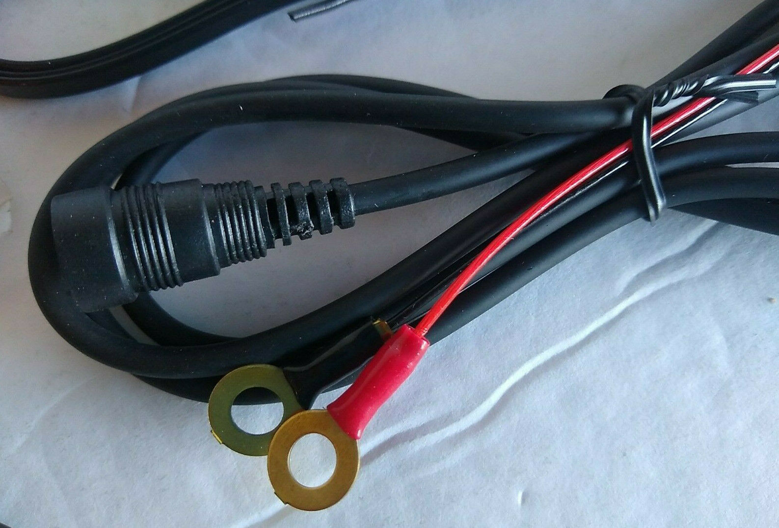 HJC Power Cord For All HJC Electric Shields 15V 2A New/Old Stock - Fresh Stock Dated December 2025