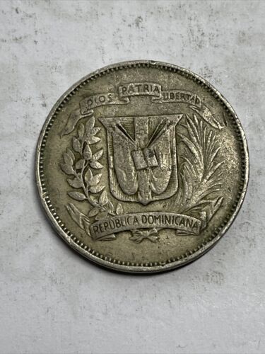 Dominican Republic 1967 6 1/4 Gramos 25 Centavos coin Item Box R - Fresh Stock Dated February 2026