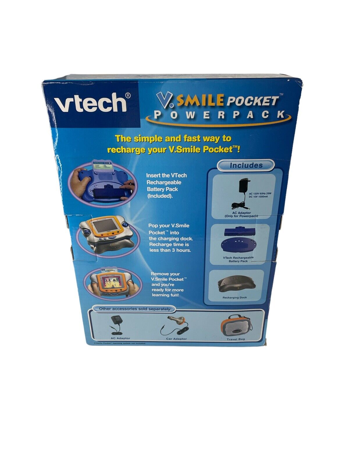 V-Tech V.Smile Pocket PowerPack Charging Station V Smile Power Pack  Sealed - Fresh Stock Dated February 2026