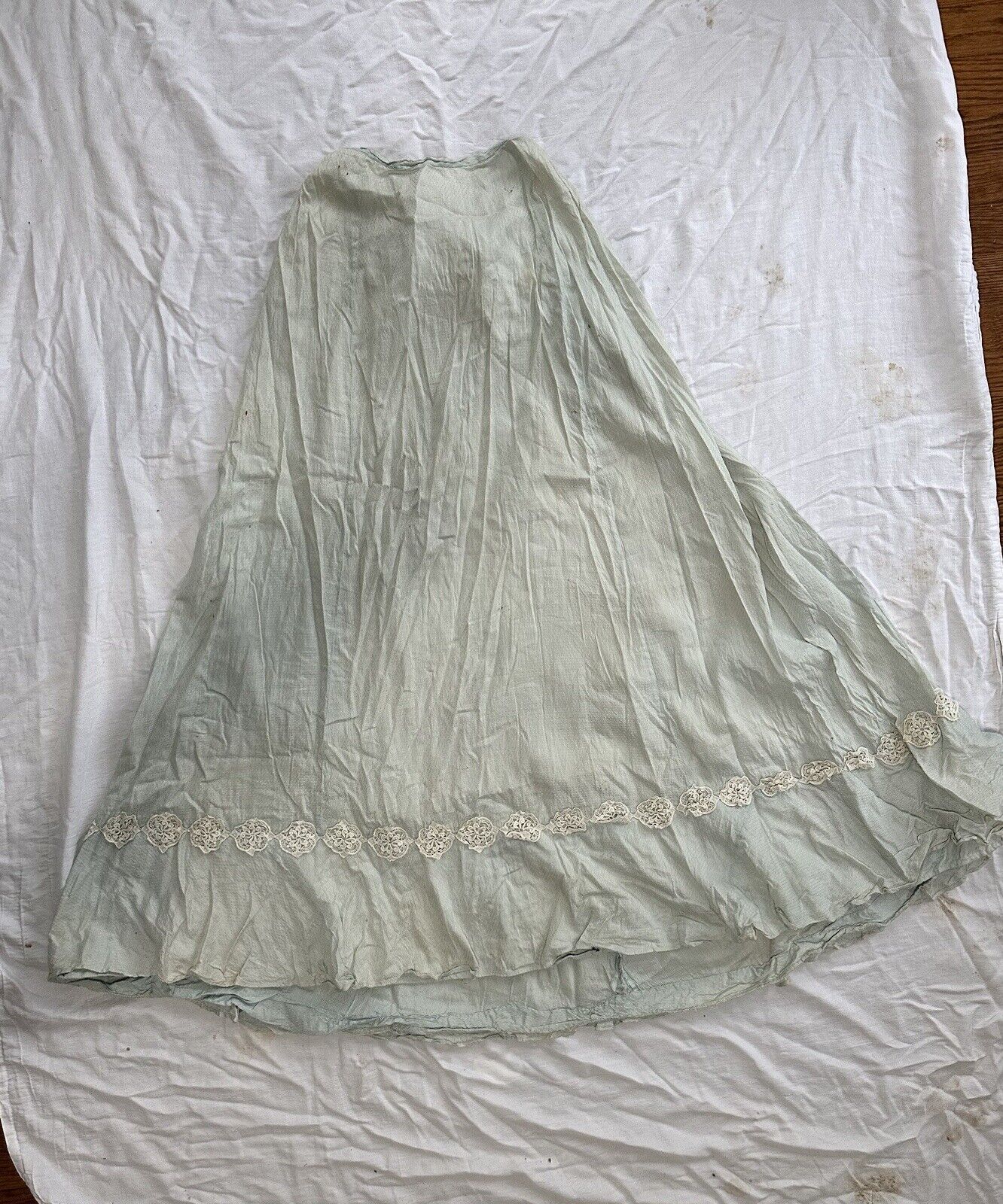 Lot of 6 Antique Victorian- Edwardian Skirts/Petticoats- Rainbow Colors - Fresh Stock Dated March 2026