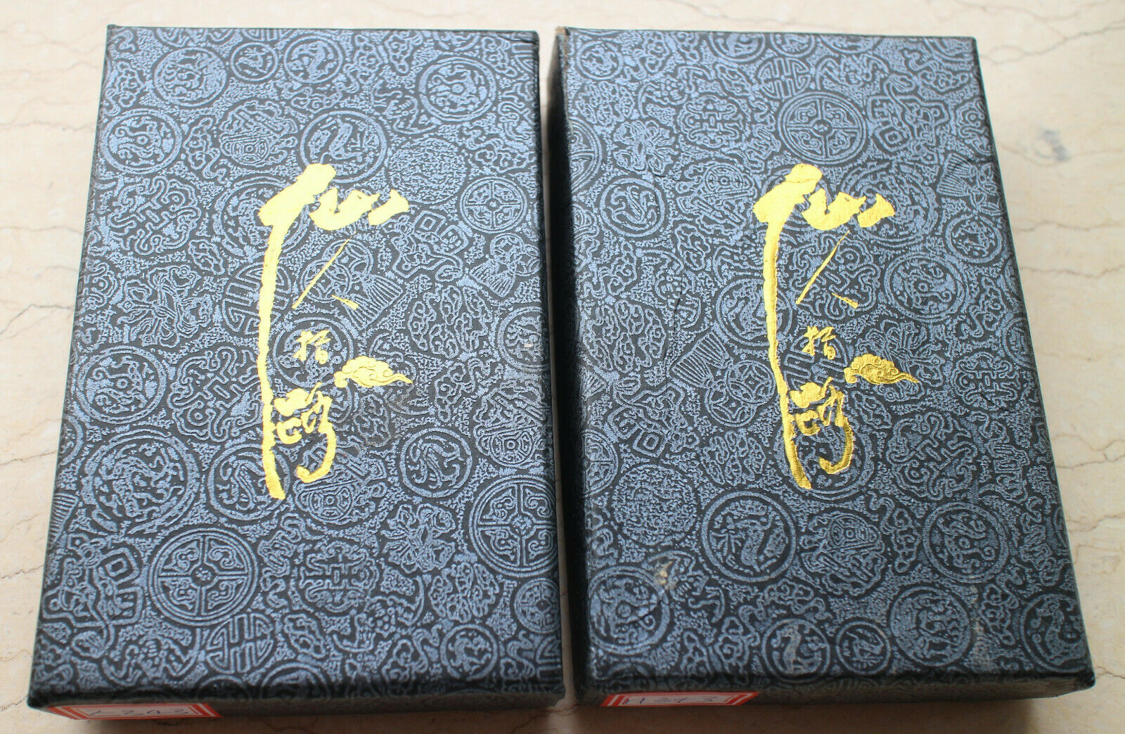 Pair 2011 China 120x76mm Medals (Brass & Copper) - Eight Immortals Crossing Sea - Fresh Stock Dated February 2026