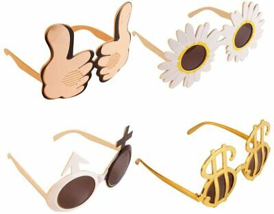 Funny Glasses Party Sunglasses Costume Sunglasses,12 Pack Cool Shaped Funny Part - Fresh Stock Dated February 2026