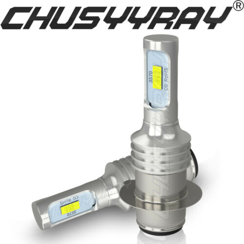 2x Bright LED Headlight Bulb High/Low For Honda ATV 12V 45/45W P15D-3; headlamp - Fresh Stock Dated February 2026