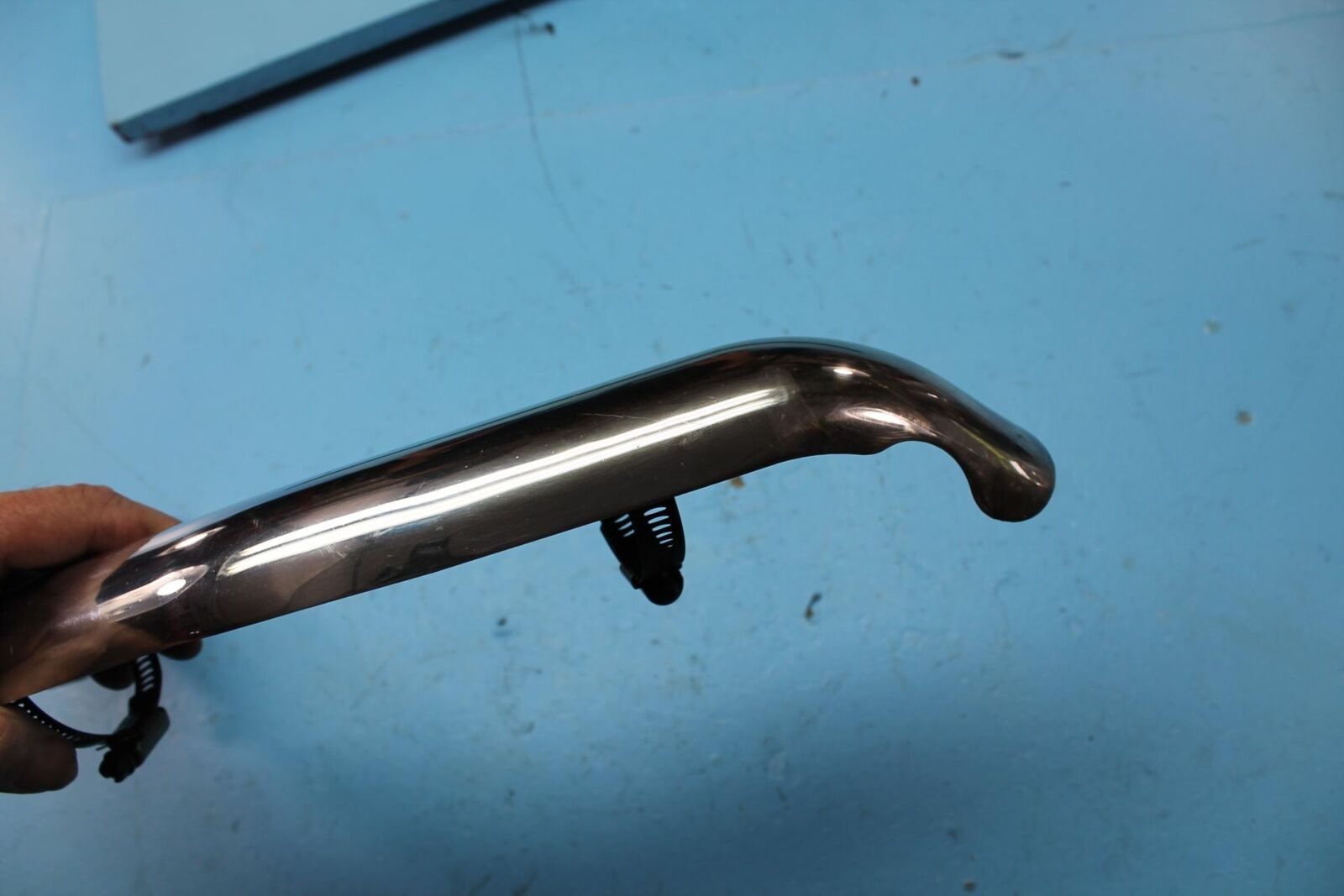 1351 12 HARLEY-DAVIDSON SPORTSTER CHROME FRONT EXHAUST COVER HEAT SHIELD - Fresh Stock Dated February 2026