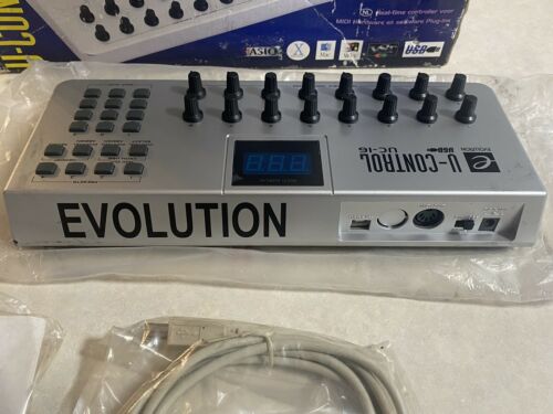 Evolution U-Control UC-16 MIDI Real Time Controller - Fresh Stock Dated February 2026