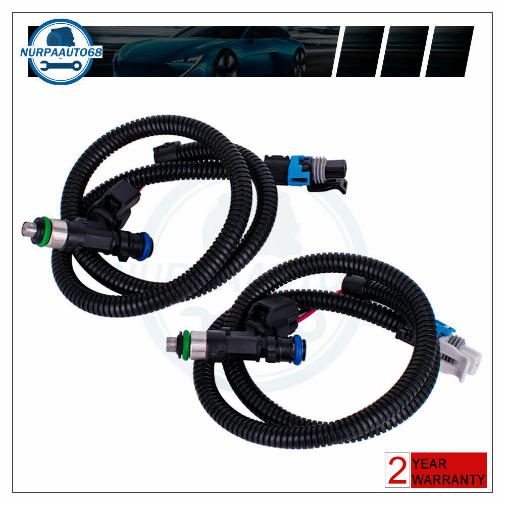 For Polaris RZR Ranger 800 2011-14 Fuel Injectors & Harness PAIR 1204318 1204319 - Fresh Stock Dated February 2026