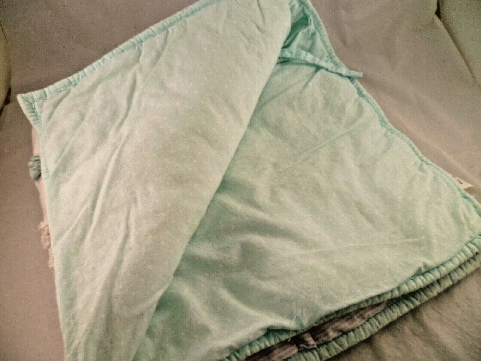 POTTERY BARN KIDS BAILEY PINK RUFFLE PURPLE AQUA STANDARD QUILTED PILLOW SHAM - Fresh Stock Dated December 2025