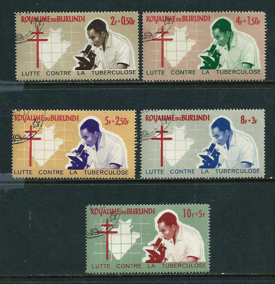 49 CTO stamps - 8 Stamp Sets - Burundi 1962 to 1965 - Fresh Stock Dated December 2025