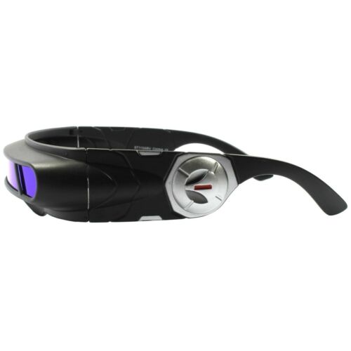 Blue Mirrored Lens X-Men Cyclops Kids Fun Cosplay Costume Visor Sun Glasses - Fresh Stock Dated February 2026