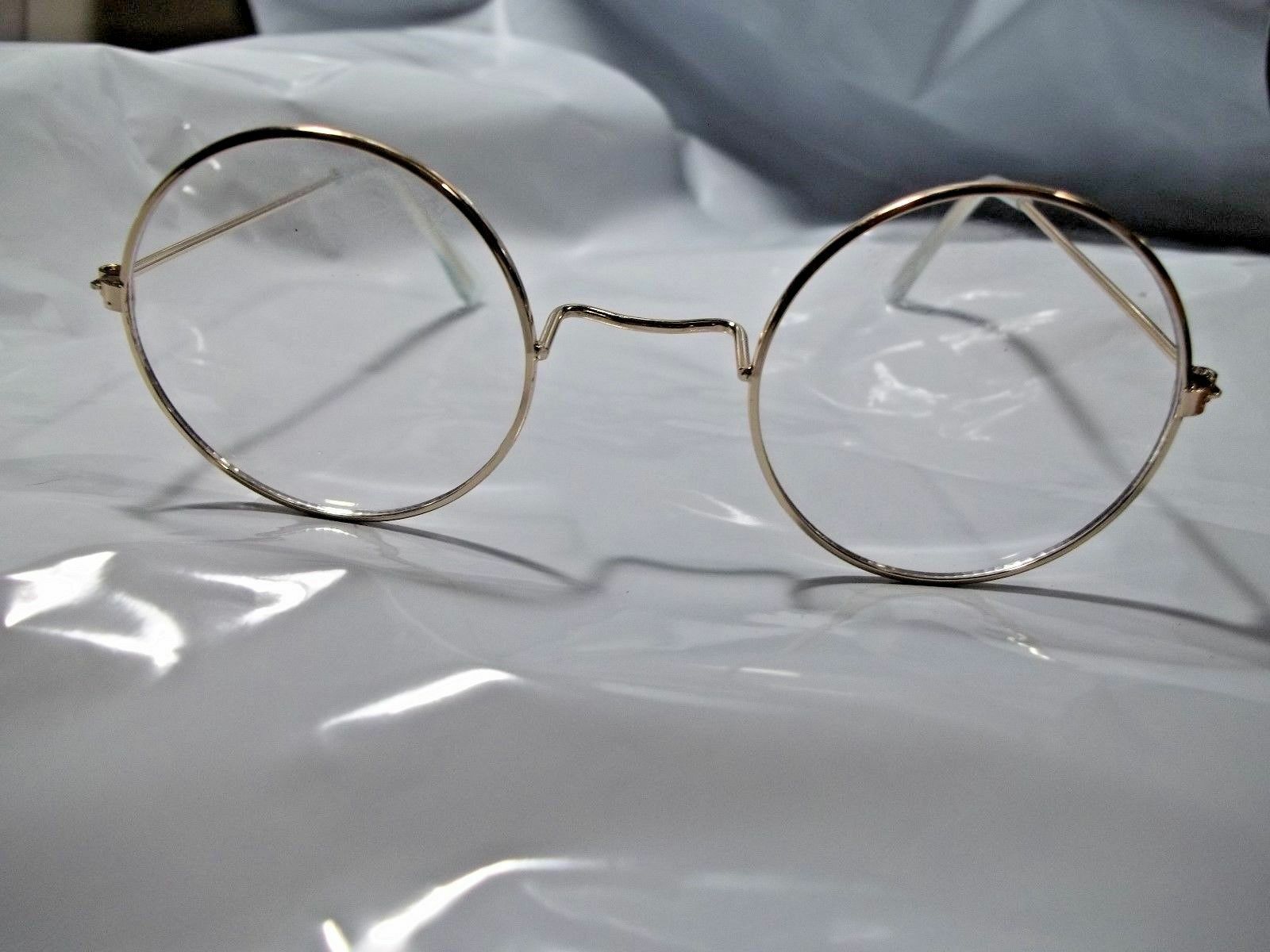 Santa Claus Teacher Old Person  Eyeglasses Santa Historic Round Gold - Fresh Stock Dated February 2026