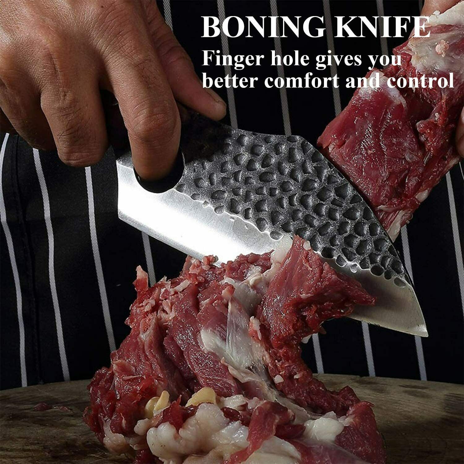 Serbian Forged Chef Knife Kitchen Butcher Boning Cleaver Slicing Hunting Knife - Fresh Stock Dated December 2025