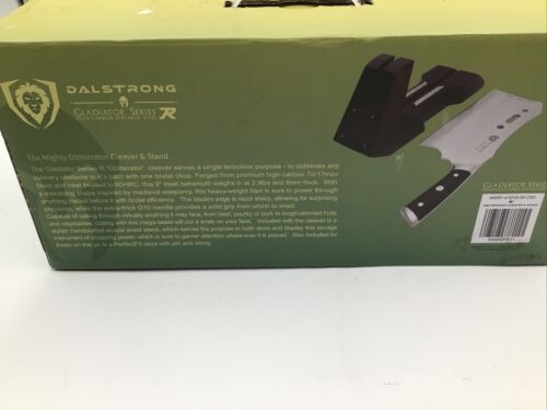 Dalstrong Obliterator 9” Cleaver and Stand - USED (READ) - Fresh Stock Dated December 2025