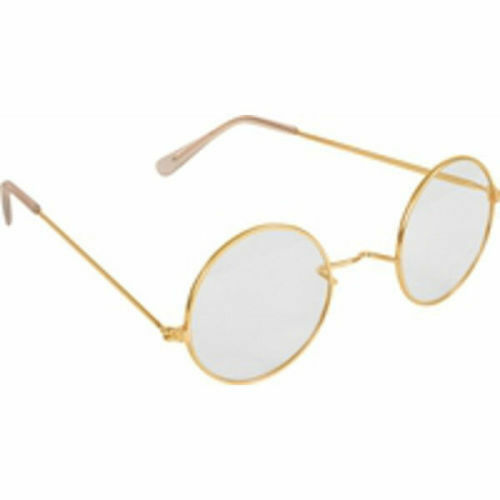 Santa Claus Teacher Old Person  Eyeglasses Santa Historic Round Gold - Fresh Stock Dated February 2026