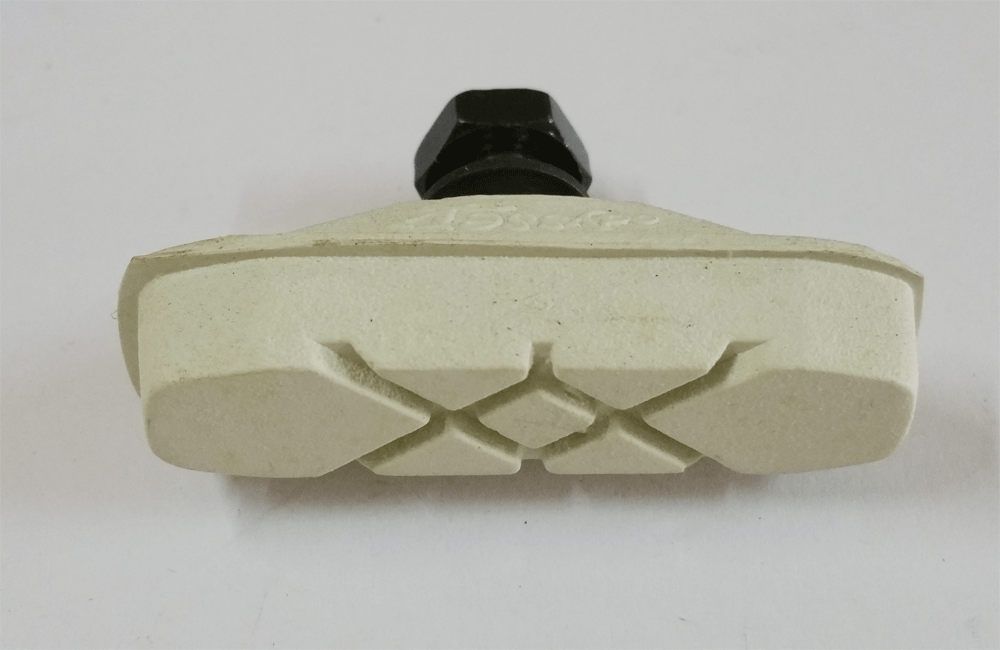 ODYSSEY Pitbull-Triax Vintage Retro Brake Shoes Old School NOS Freestyle WHITE - Fresh Stock Dated February 2026