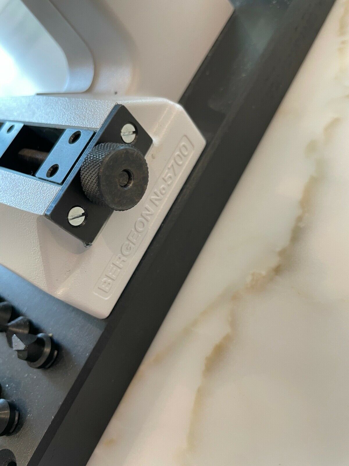 Bergeon 5700 Waterproof Watch Case Repair kit with 6 5700-62-6 Suction heads - Fresh Stock Dated February 2026