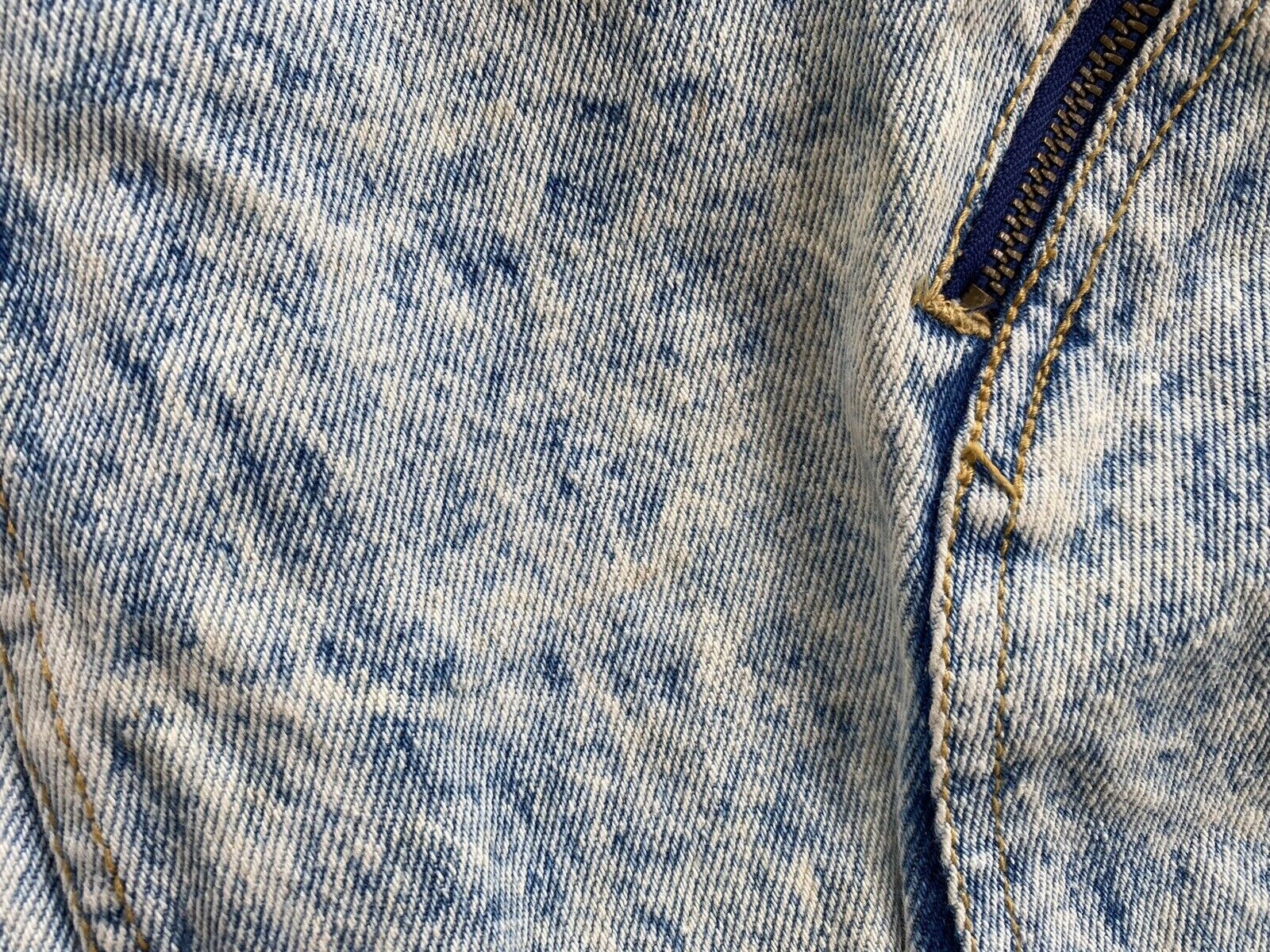 Womens Vtg Cherokee Denim Jean Skirt Acid Wash 28 Inch Waist 80s 90s - Fresh Stock Dated March 2026