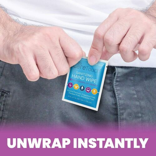 30 Individually Wrapped Antiseptic Wipes - Fresh Stock Dated February 2026