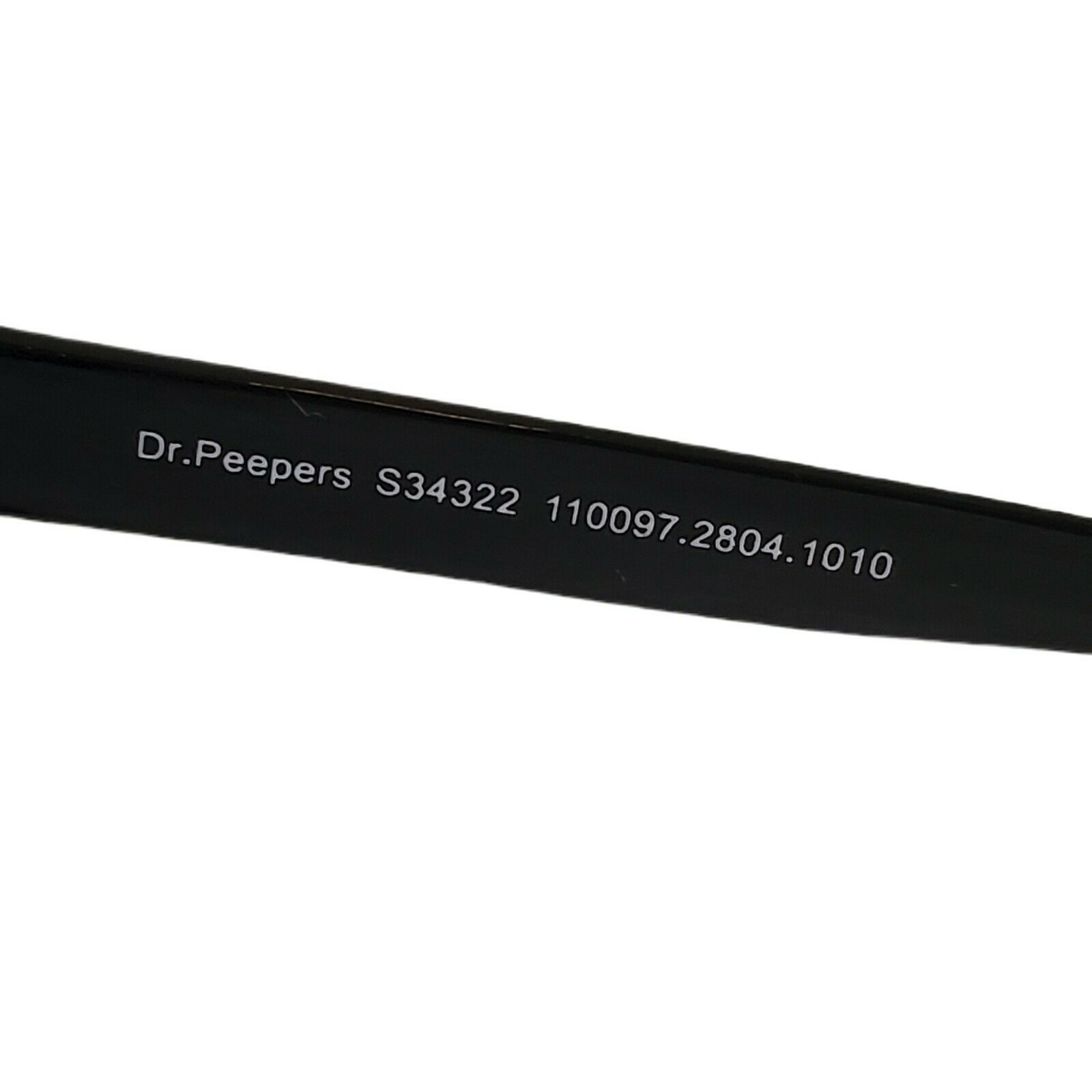 DR. PEEPERS 5TH AVENUE PURPLE GLITTER ON BLACK VELVET LEOPARD DESIGN SUNGLASSES - Fresh Stock Dated February 2026