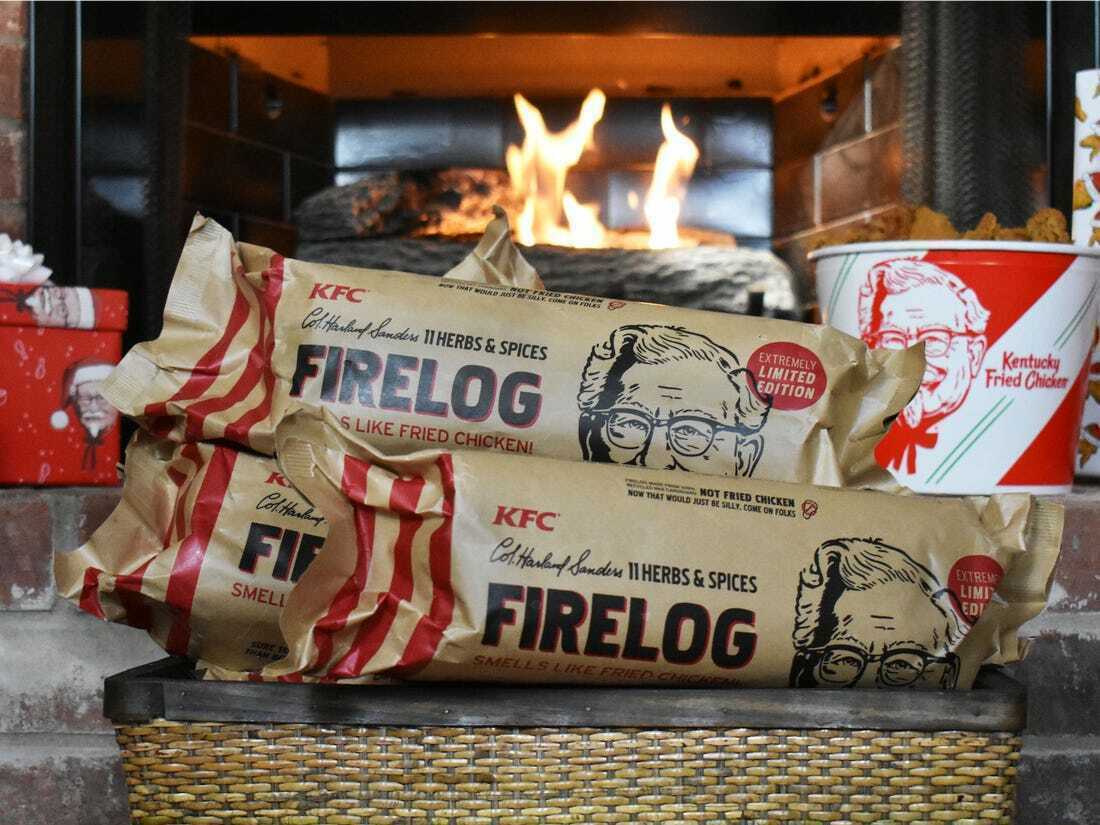 KFC Limited Edition 11 Herbs & Spices Fire log by Enviro-Log SOLD OUT!! Fire LOG - Fresh Stock Dated December 2025