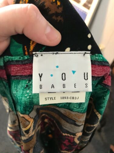 Vintage 80s You Babes Women's Wrap Skirt Fringe Cowboy Cowgirl Western XS S - Fresh Stock Dated February 2026