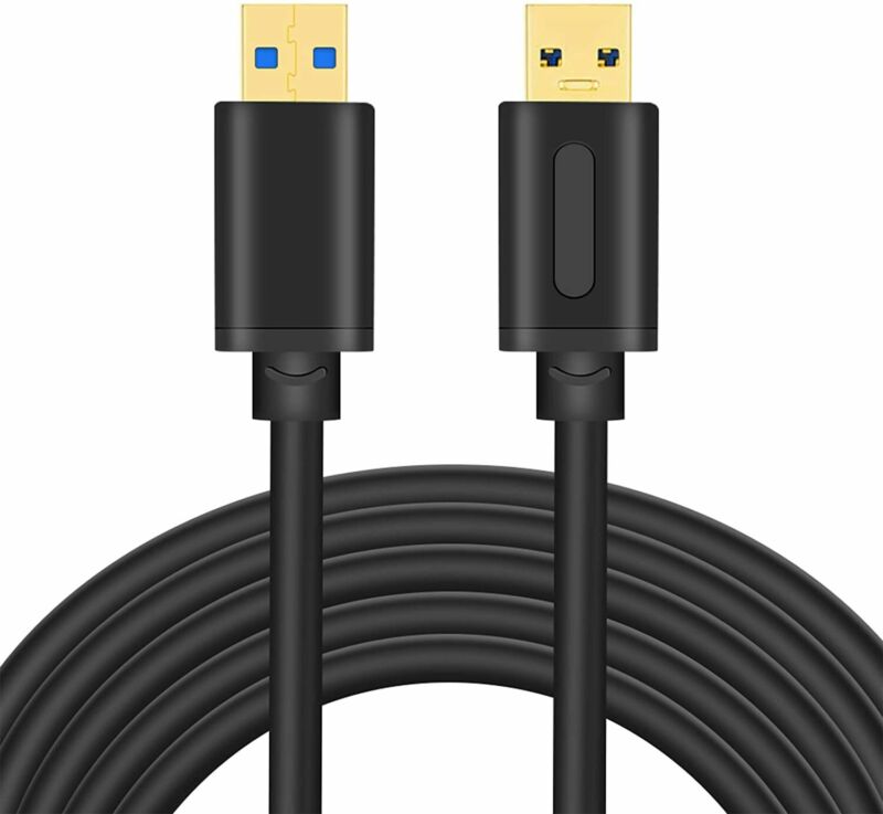 USB 3.0 Male to Cable 3Ft,Tan QY Cord 3Ft - Fresh Stock Dated February 2026