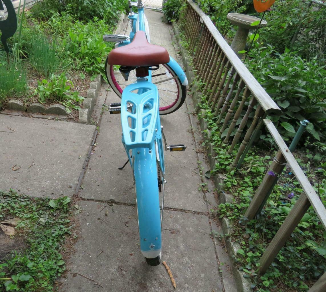 Women’s 1952 Columbia Deluxe Blue/Pink 26″ Bike Beach Cruiser Repro PICK UP ONLY - Fresh Stock Dated February 2026