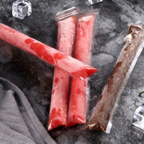 20PCS Sealed Freezer Bag Reusable Ice-cream Sticks Bags Crushed Ice Bag DIY. - Fresh Stock Dated February 2026