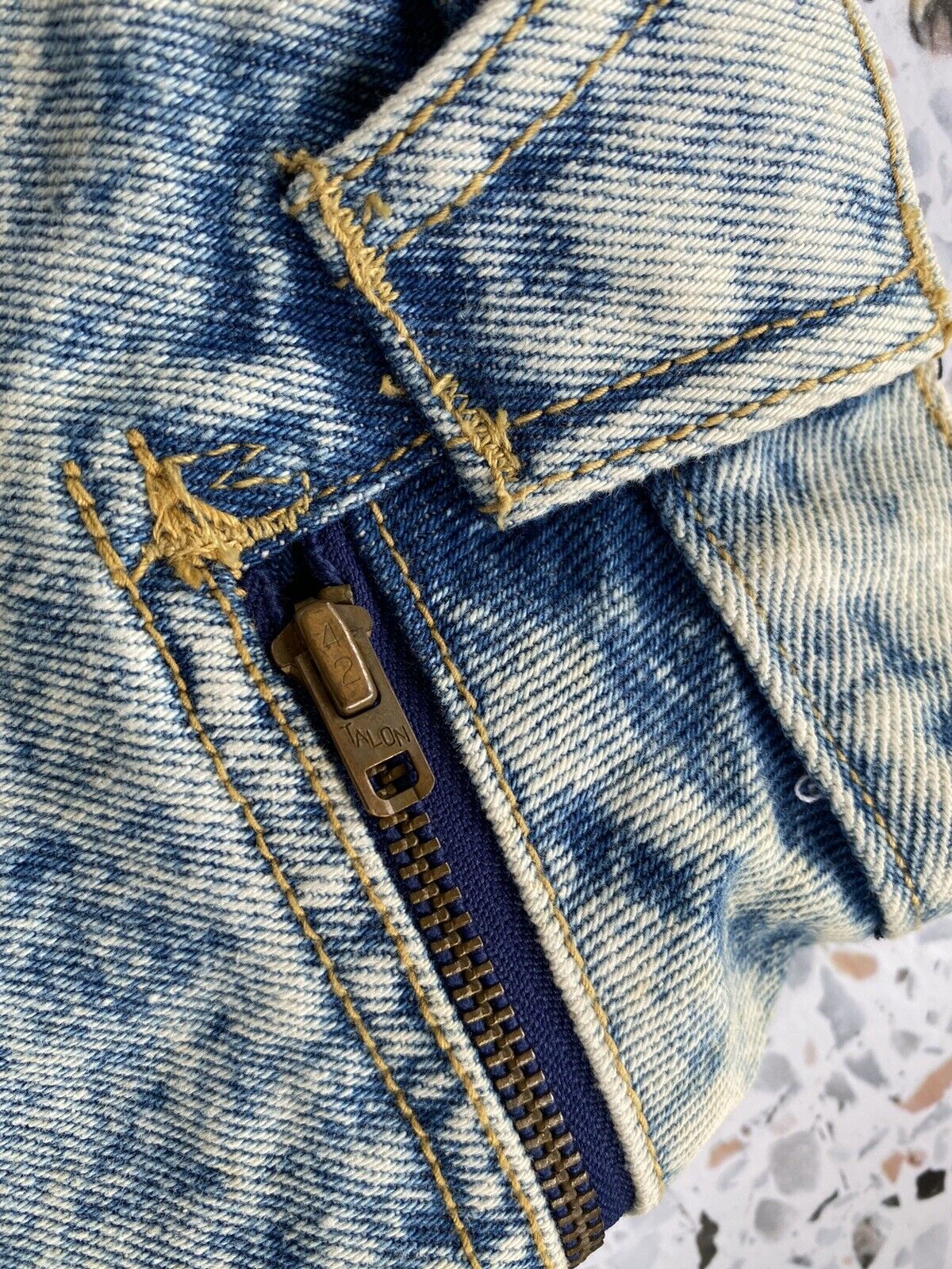 Womens Vtg Cherokee Denim Jean Skirt Acid Wash 28 Inch Waist 80s 90s - Fresh Stock Dated March 2026