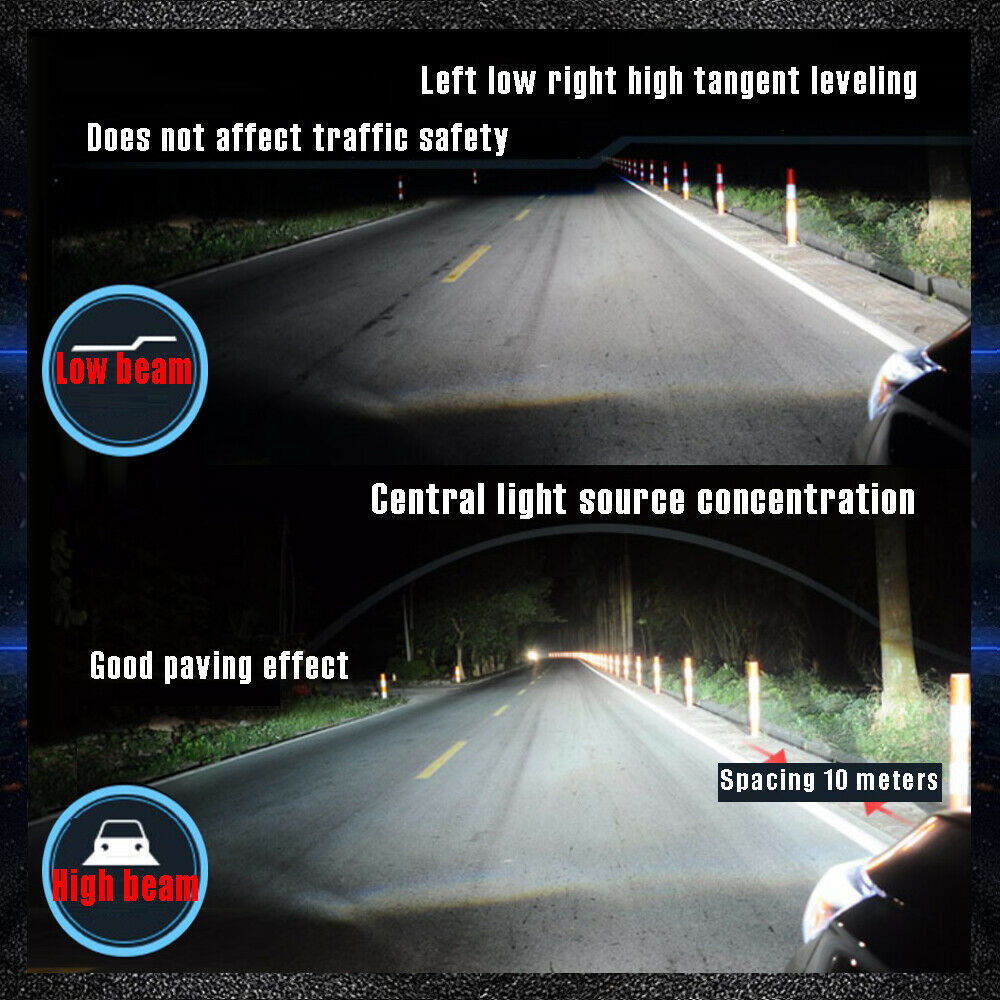 BRIGHT HEADLIGHT LED LIGHT BULBS FOR ARCTIC CAT 400 500 650 700 HI LO BEAM 4X - Fresh Stock Dated February 2026