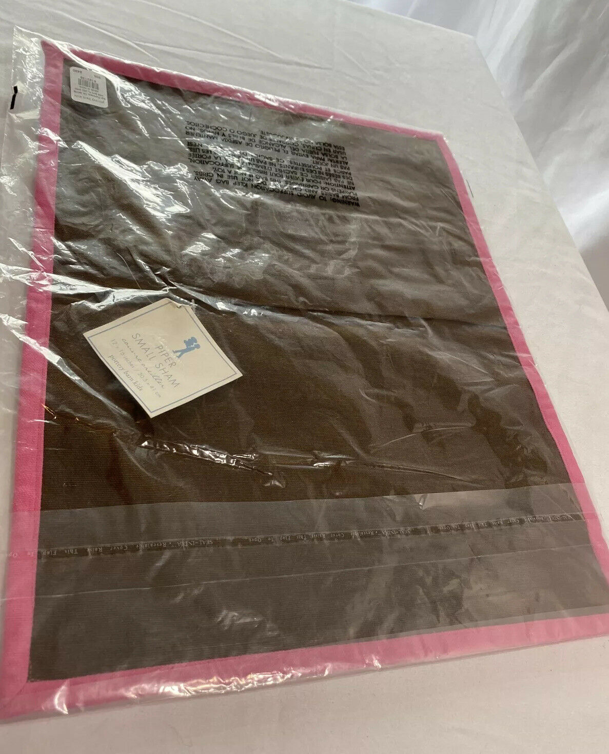 Pottery Barn Kids Piper Boho Floral Small Sham Pillow Cover 12x16 In Brown Pink - Fresh Stock Dated February 2026