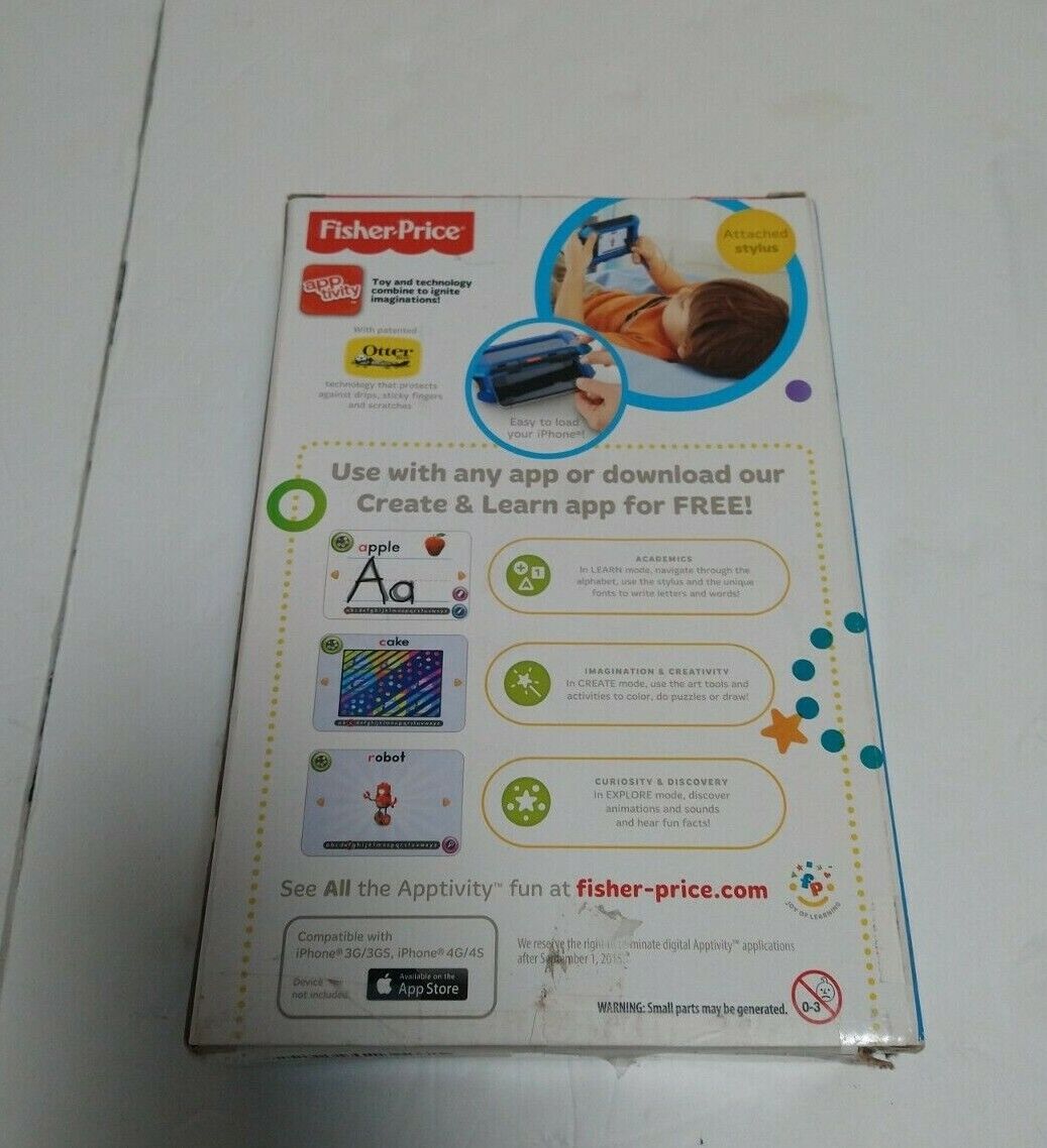 Fisher-Price Create & Learn Apptivity Case Beat up Box - Fresh Stock Dated December 2025