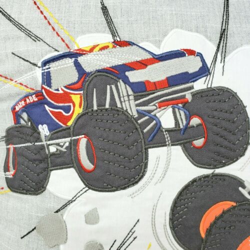 Pottery Barn Kids Hot Wheels Truck Gray Decorative 18