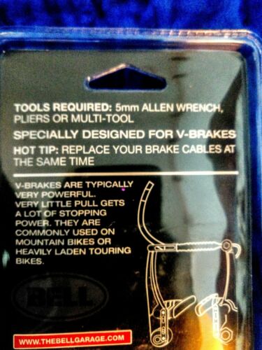 Bell Binder 450 Premium V-Brake Bike Bike Pads Longer Pads For More Contact Area - Fresh Stock Dated February 2026