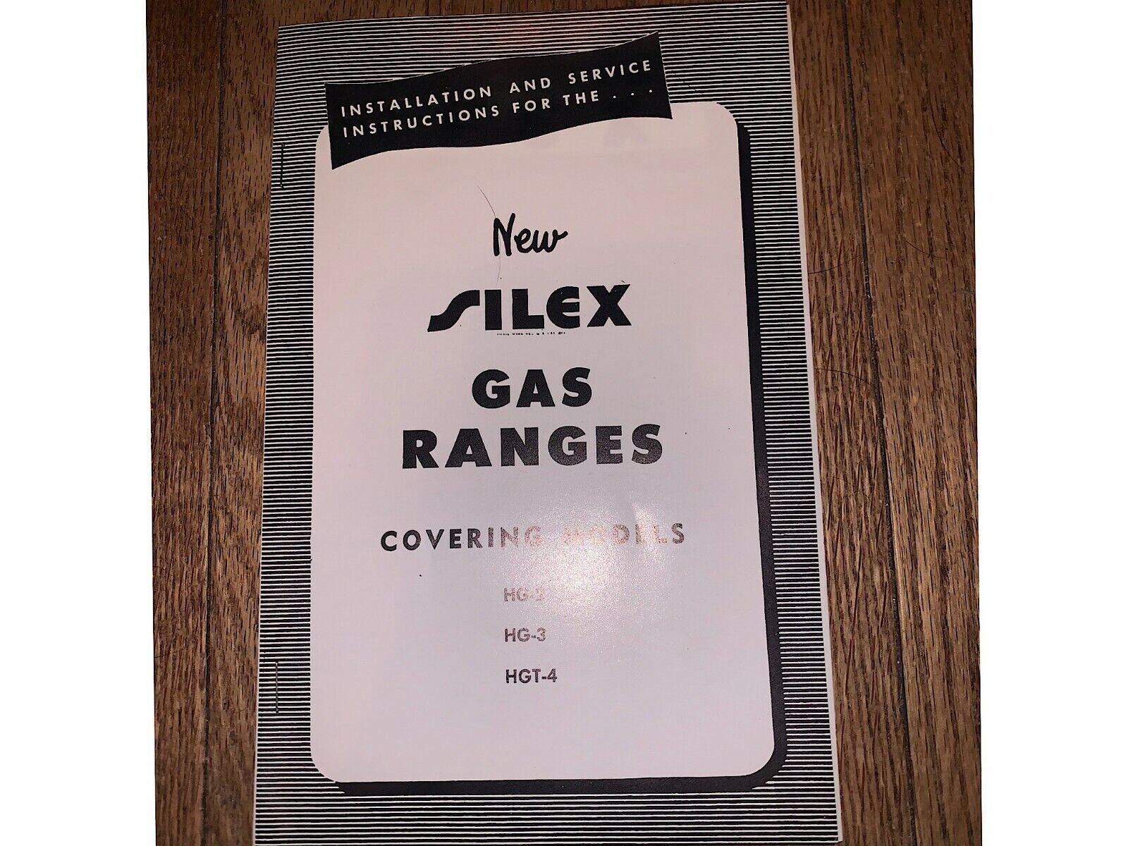 Vtg Silex Gas Top Range Model HGT-4 4 Bowl Grate Burner Bloomfield Industries - Fresh Stock Dated February 2026