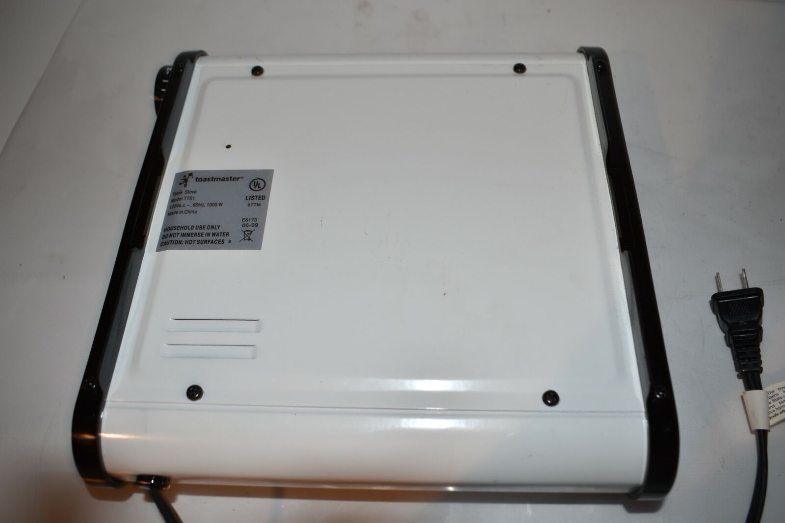 ^^ TOASTMASTER STABLE STOVE MODEL TTS1 SINGLE RANGE COOKTOP (FL56) - Fresh Stock Dated February 2026