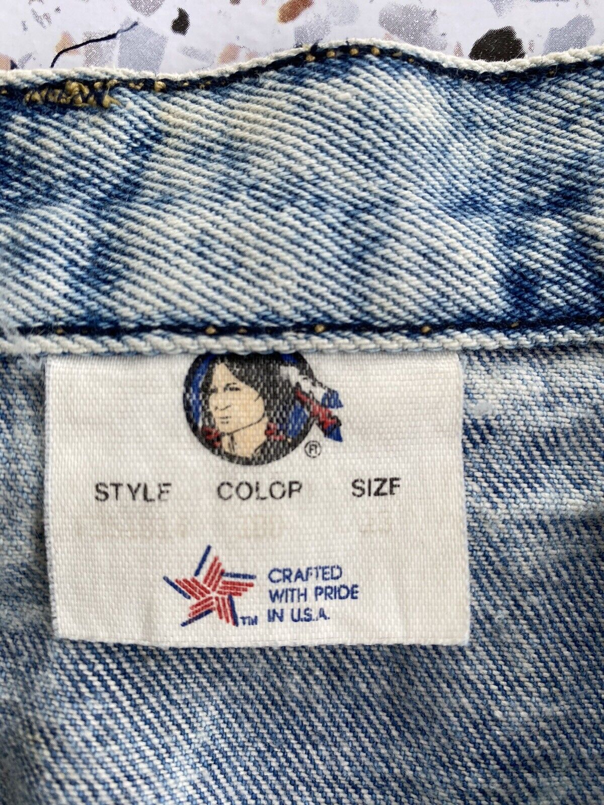 Womens Vtg Cherokee Denim Jean Skirt Acid Wash 28 Inch Waist 80s 90s - Fresh Stock Dated March 2026