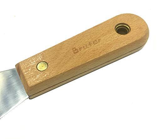 BRUFER 208593 Drywall Taping Knife Set with Wood Handles - 4 Pack Set include... - Fresh Stock Dated February 2026