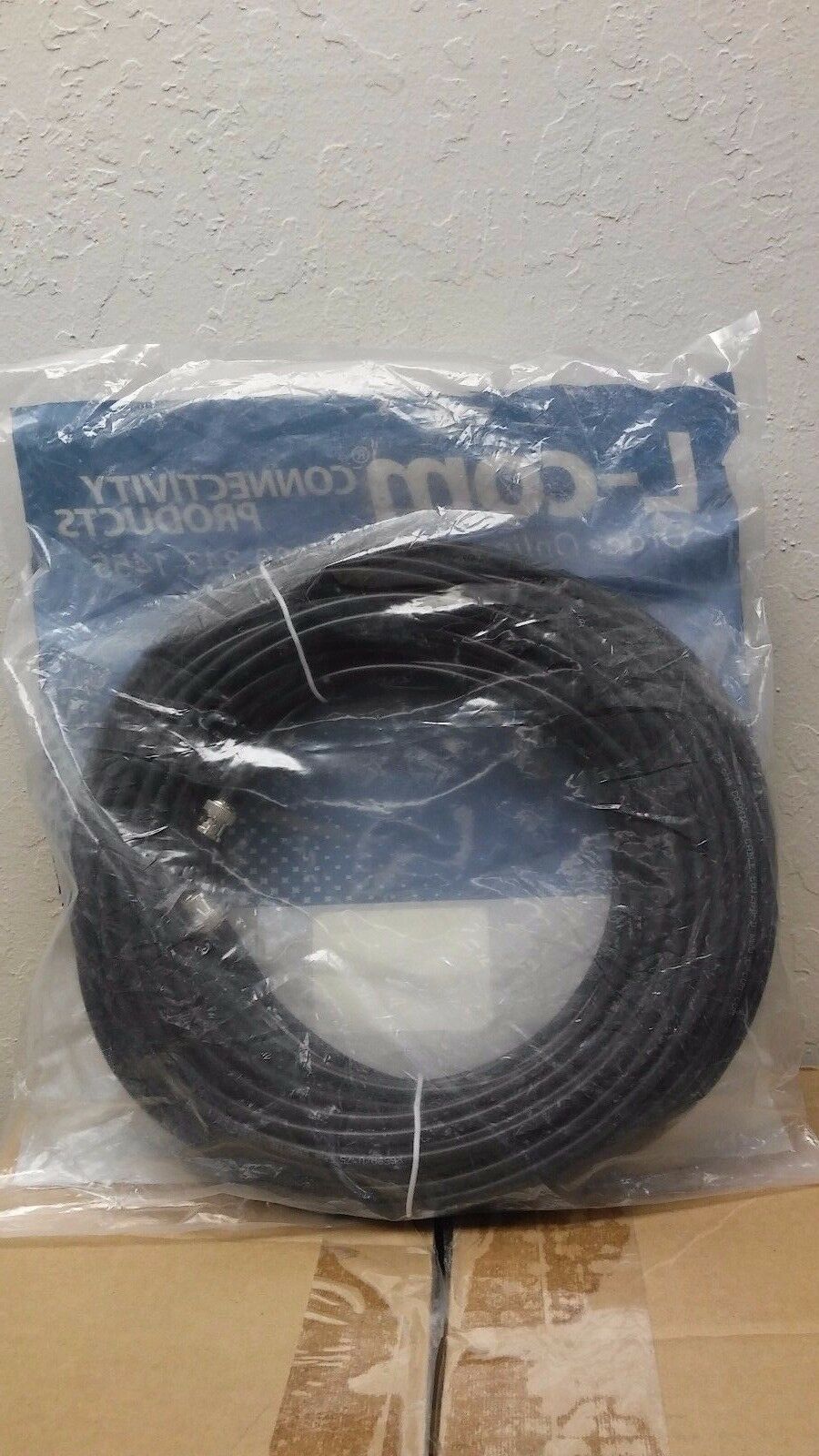 L-COM CC59A-100 BNC Male Male 100 ft RG59A Coaxial Cable - Fresh Stock Dated December 2025