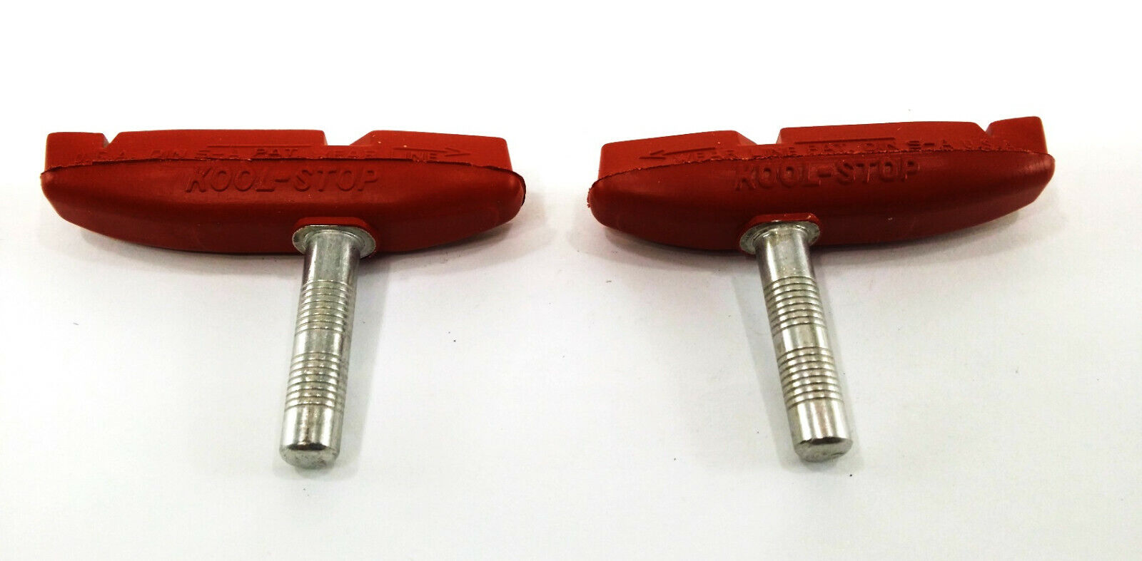 KOOL STOP EAGLE CLAW II CANTILEVER BRAKE PADS SMOOTH POST SALMON COMPOUND - Fresh Stock Dated February 2026