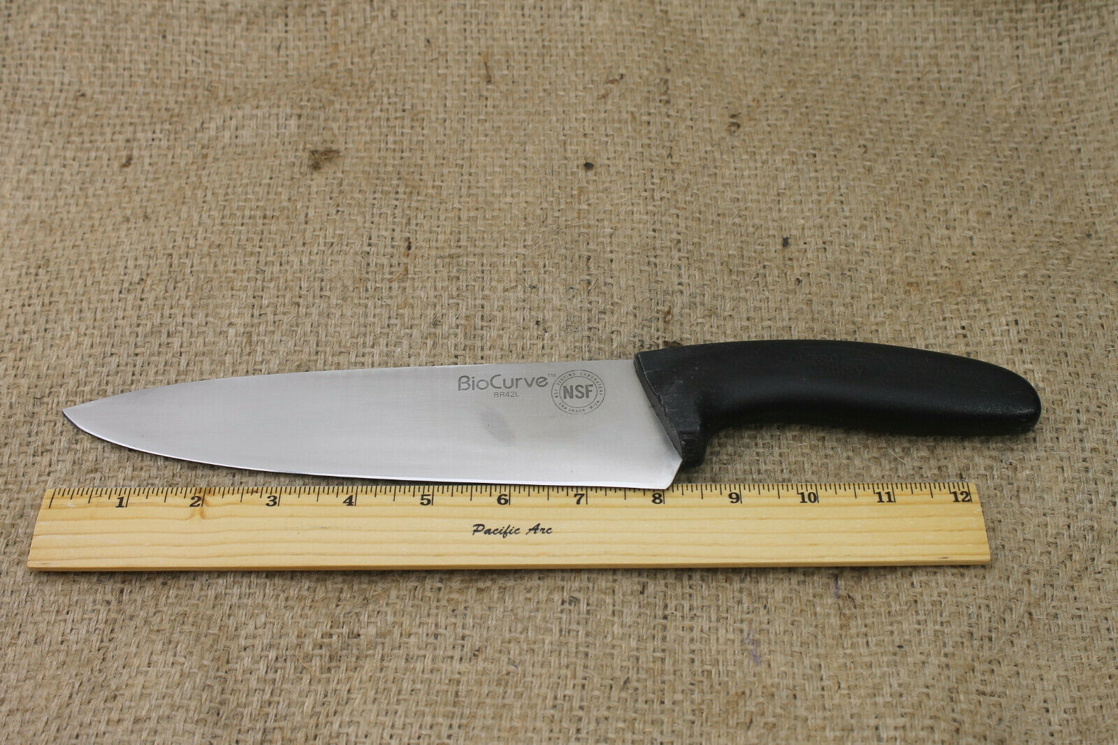 Commercial Chicago Cutlery 8” Chef’s Knife “NSF” Bio Curve - Fresh Stock Dated December 2025
