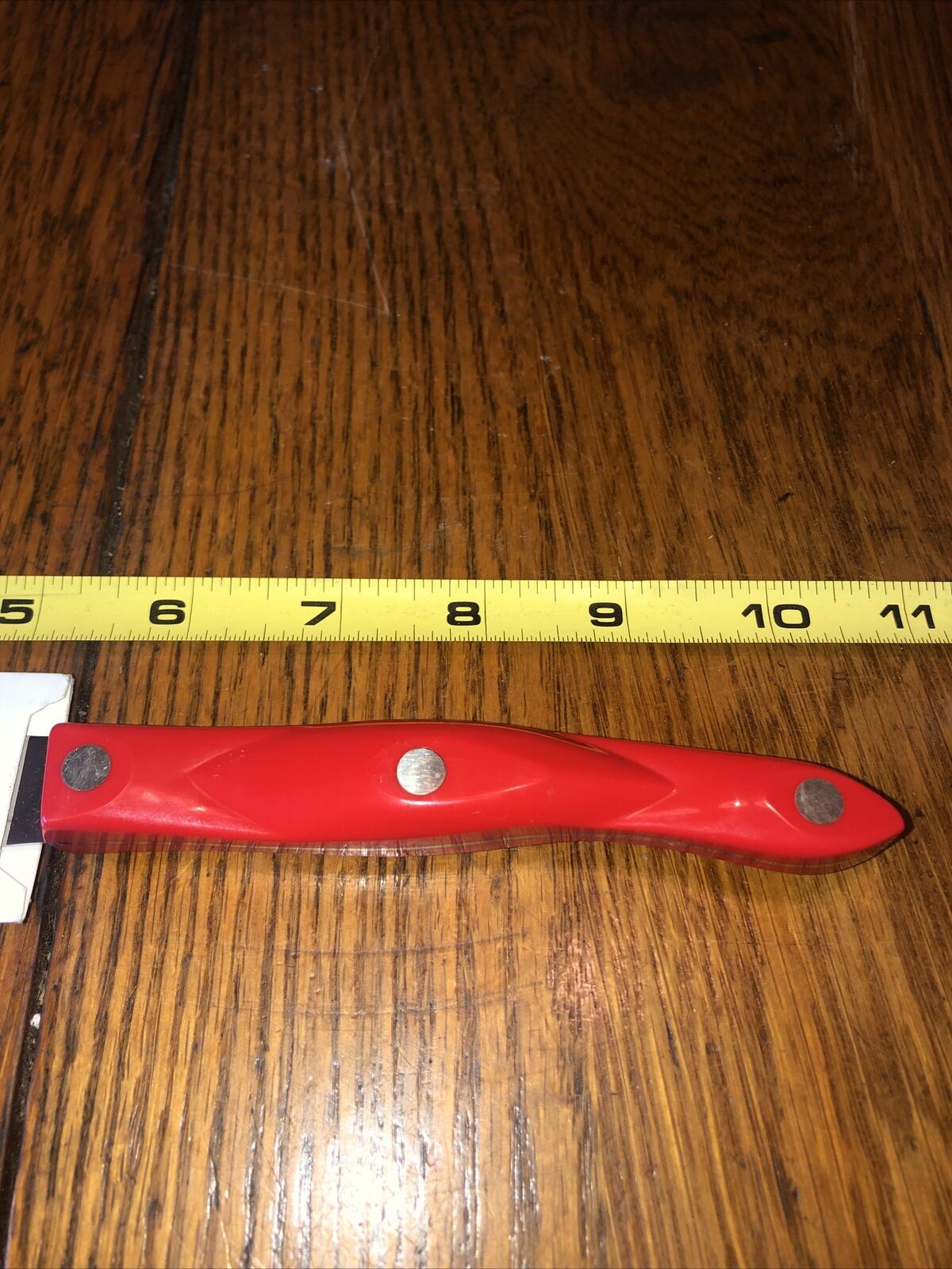 CUTCO 1768 SPREADER KNIFE SPATULA RED HANDLE ENGRAVED-NEW - Fresh Stock Dated December 2025