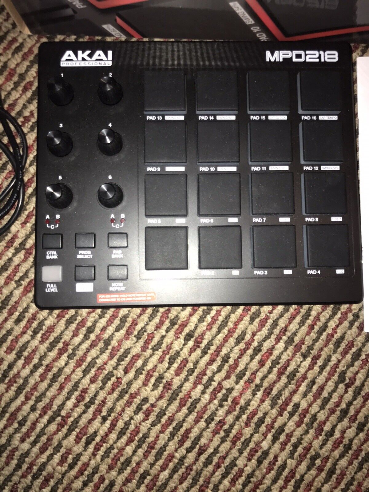 Akai Professional MPD218 Midi Pad Controller - Fresh Stock Dated February 2026