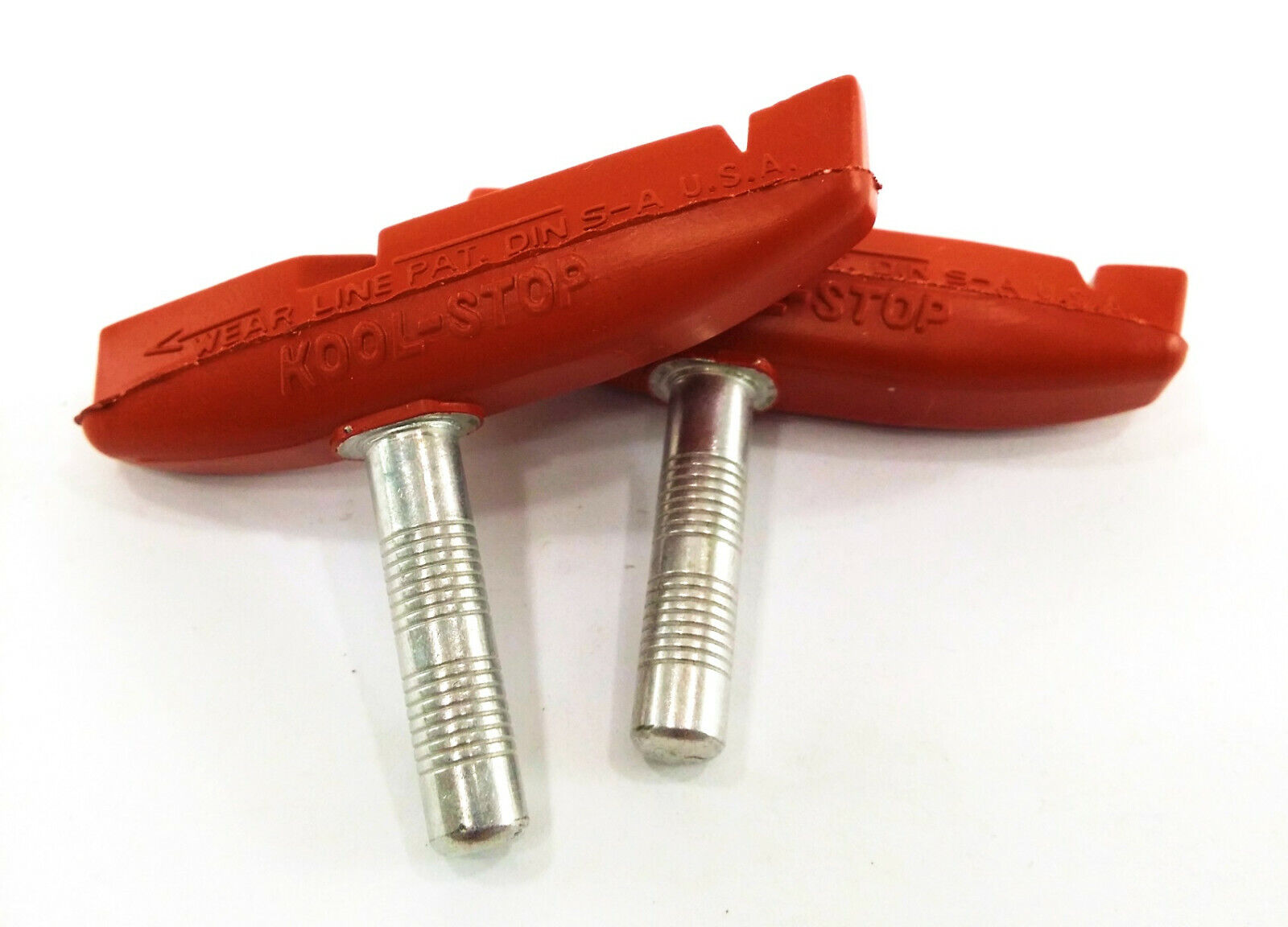 KOOL STOP EAGLE CLAW II CANTILEVER BRAKE PADS SMOOTH POST SALMON COMPOUND - Fresh Stock Dated February 2026