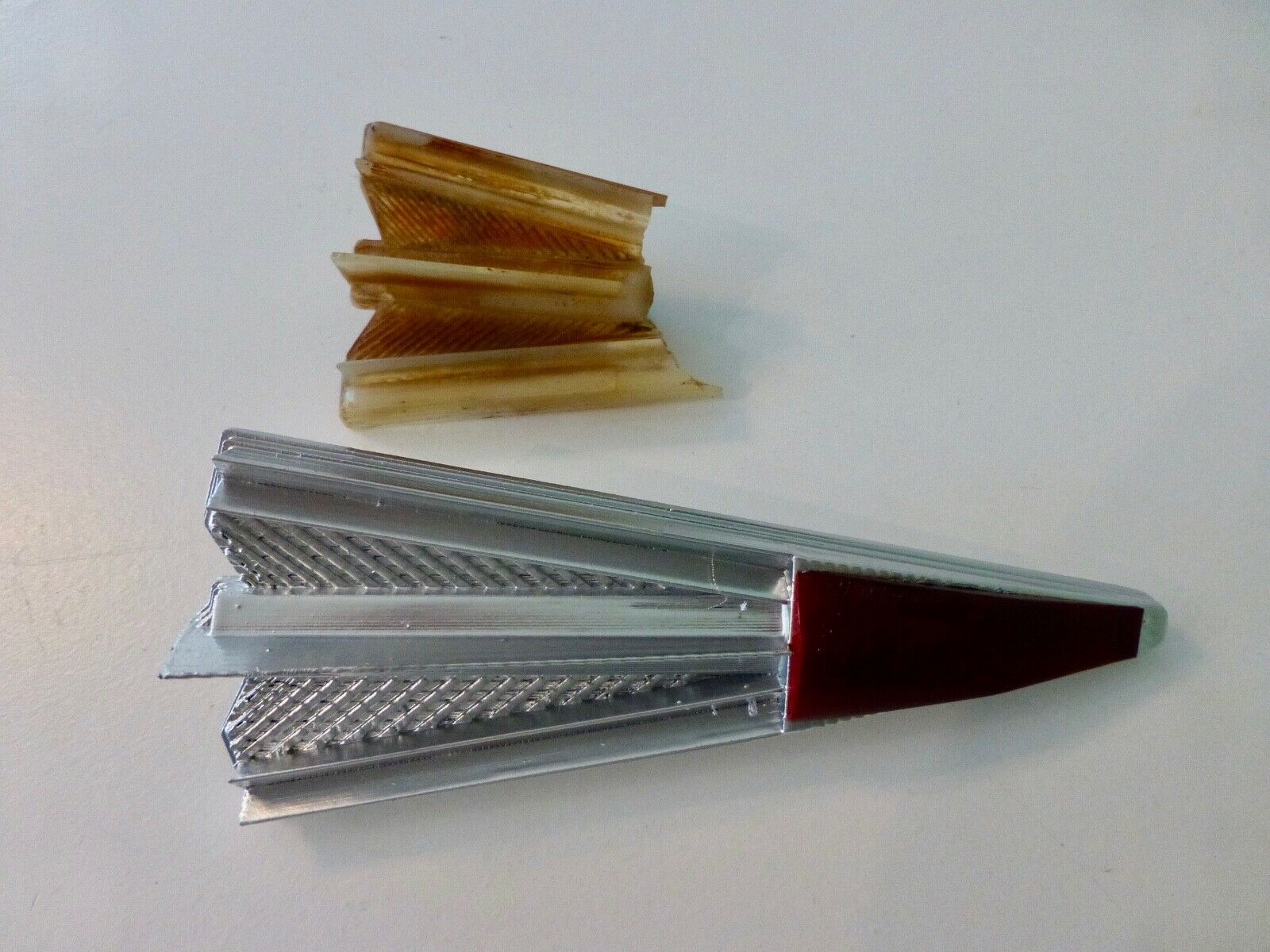 Jet fender ornament vintage 1960's AMF Explorer Discoverer bicycle - Fresh Stock Dated December 2025