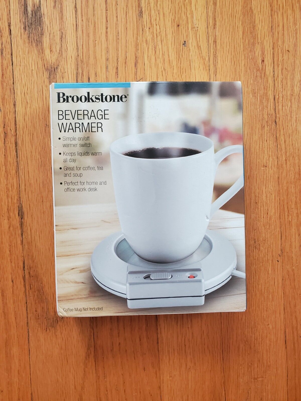 Brookstone Mug Beverage Coffee Tea Warmer - NEW - Perfect for home or desk - Fresh Stock Dated February 2026