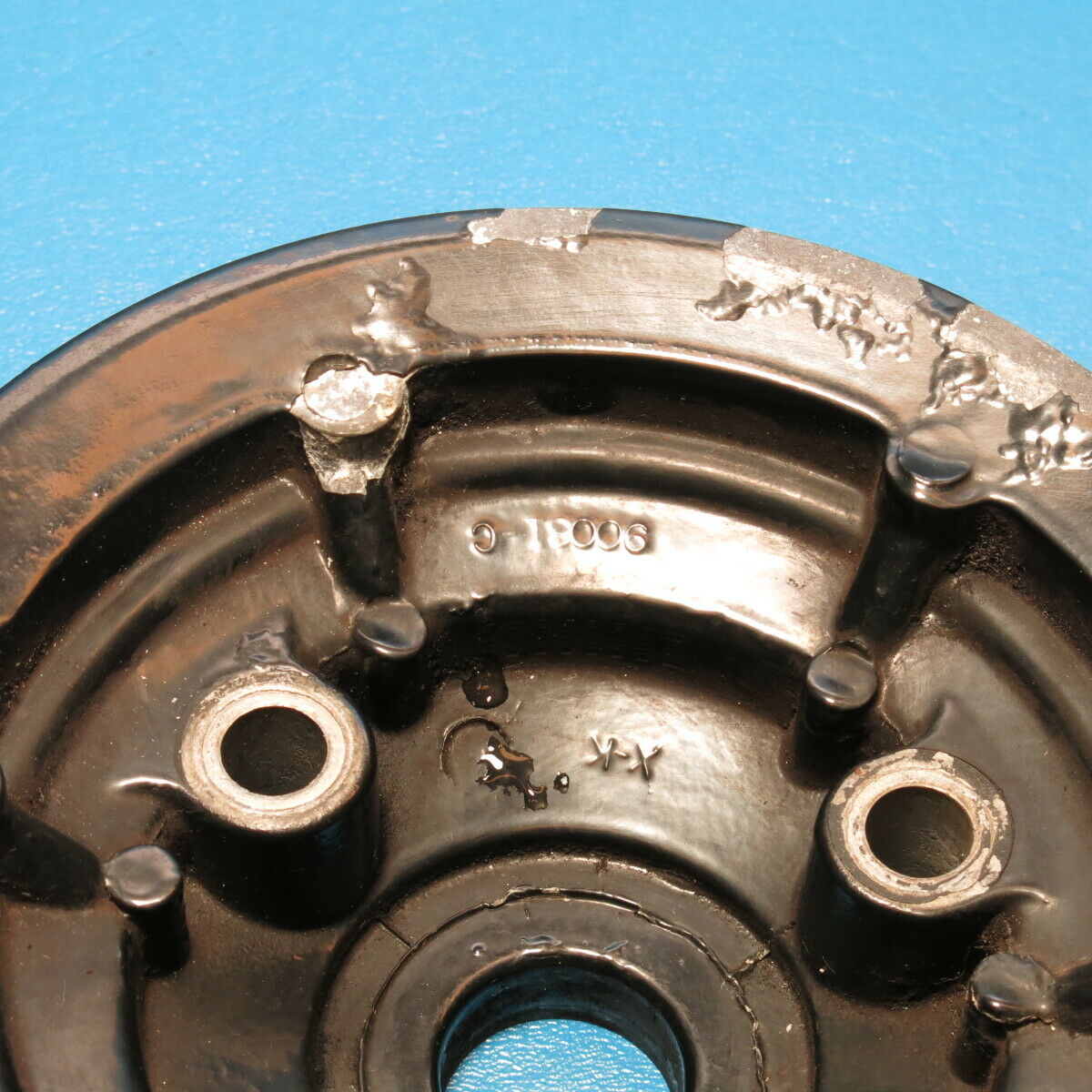 Genuine Mercruiser Aluminum 3-Groove Crank Pulley 90081-C Bravo 7.4L 5.7L V-Belt - Fresh Stock Dated February 2026